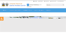Tablet Screenshot of hndac.gob.pe